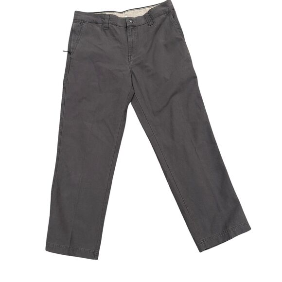 COLUMBIA Peak to Road Utility Pants Mens 34x30 Dark Green Canvas Hiking AM8048 - Picture 1 of 7